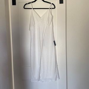 Lulus tie-back white dress. Size Medium